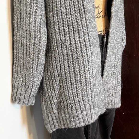 Zara Oversized Open Cardigan - grey color | Size S - Picture 3 of 7